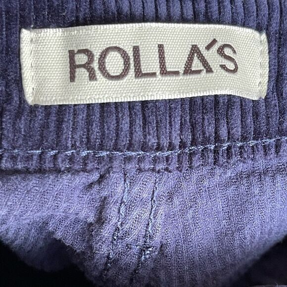 ROLLA'S Eastcoast flare corduroy in Navy. Boho 70’s inspired bell bottoms 27 NWT - Picture 8 of 11